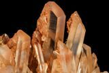 Tangerine Quartz Crystal Cluster - Madagascar #107076-1